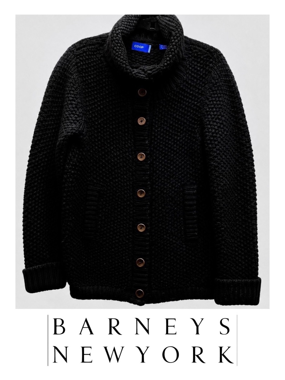 Barney’s NY CO-OP Wool / Cashmere Knit Cardigan Size Medium